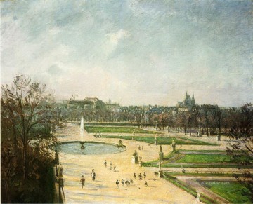  Sonne Kunst - die Tuilerien Nachmittagssonne 1900 Camille Pissarro